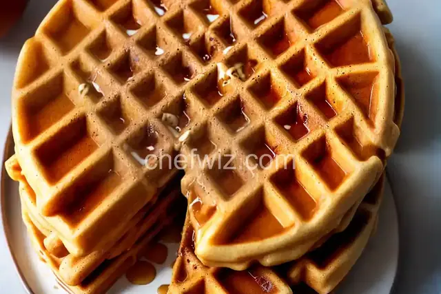 Banana Egg Waffles