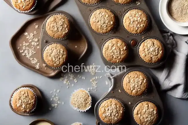 Banana Muffins With Brown Sugar Oat Streusel