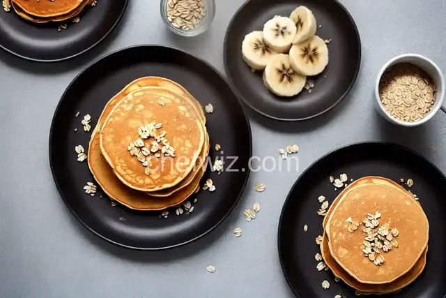 Banana Oat Pancakes