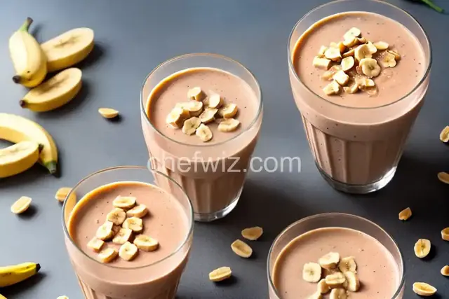 Banana Peanut Butter Smoothie