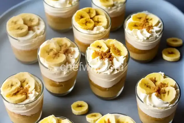 Banana Pudding Shots