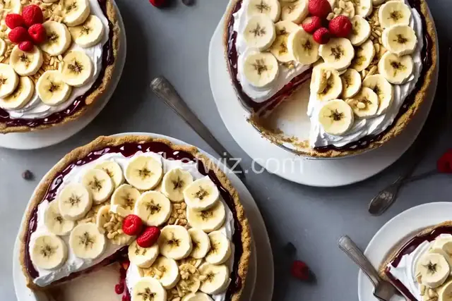 Banana Split Ice Cream Pie