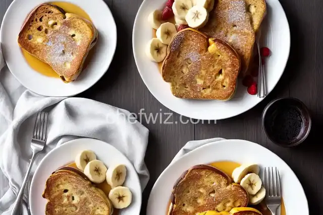 Banana Stuffed French Toast
