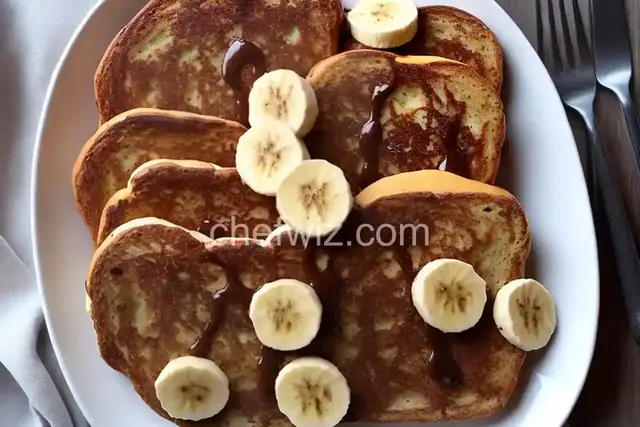 Banana and Nutella French Toast