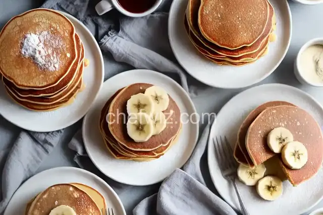 Banana pancakes (no baking powder)