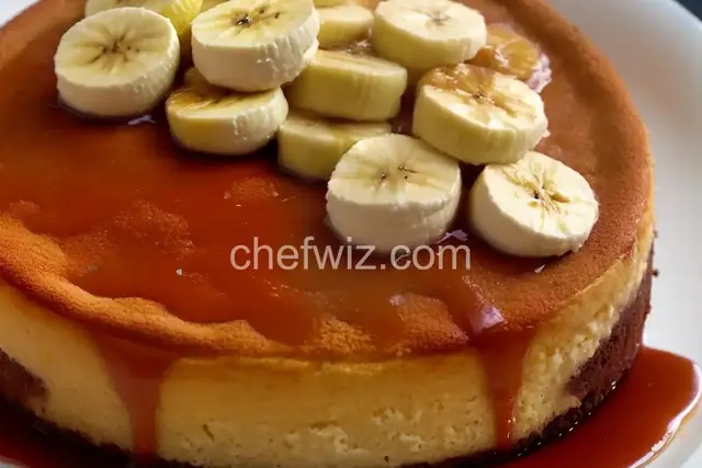 Bananas Foster Cheesecake Topping