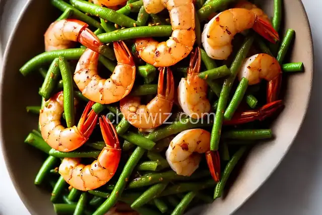 Bangladeshi Spiced Shrimp and Green Bean Stir-Fry