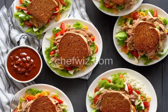 Barbecue Pulled-Turkey Sandwiches