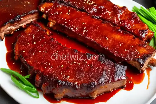 Barbecue Ribs with Gochujang Sauce