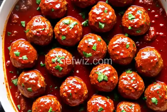 Barbecue Turkey Meatballs