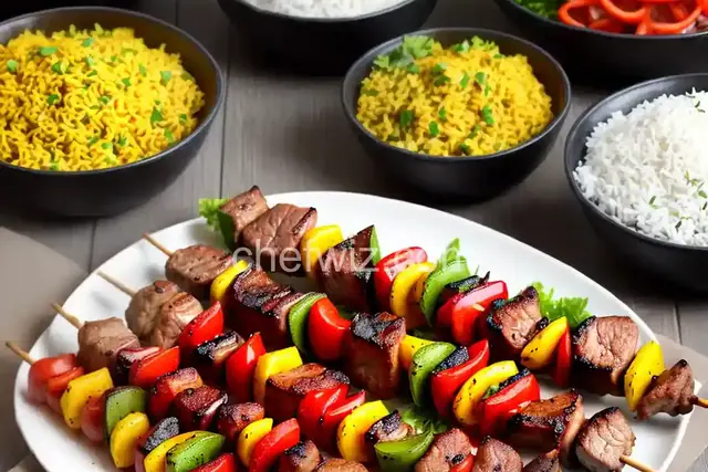 Barbecued Pork Kebabs
