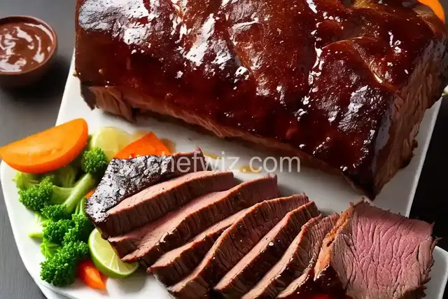 Barbecued Roast Beef on a Bun