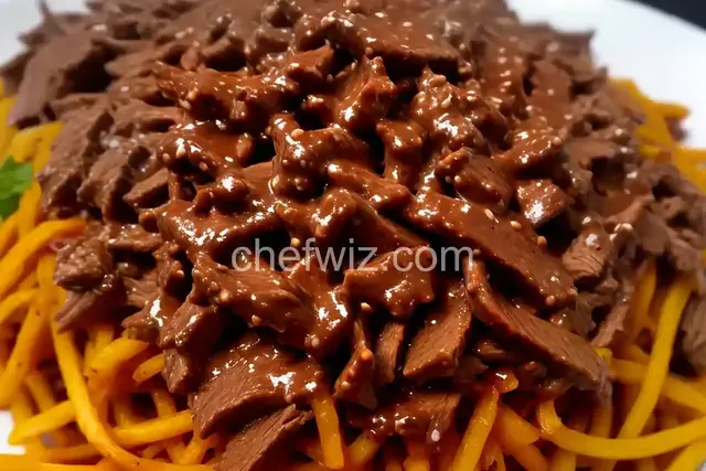 Barbecued Shredded Beef