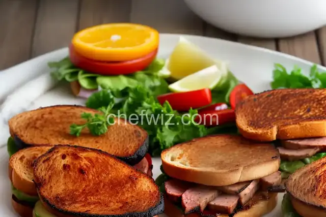 Barbecued Spam Sandwiches