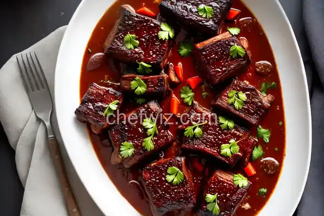 Barbeque Style Braised Short Ribs