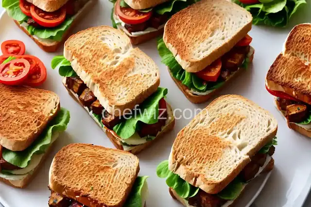 Barbeque Tempeh Sandwiches