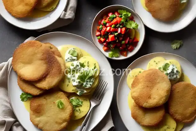 Barb's Fried Green Tomatoes with Zesty Sauce