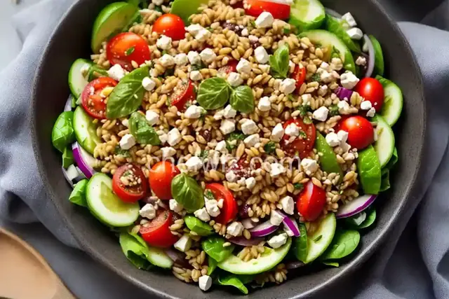 Barley Greek Salad