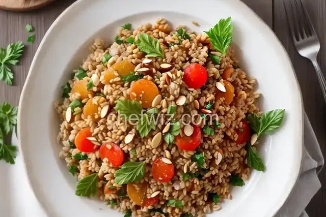 Barley Salad With Almonds And Apricots