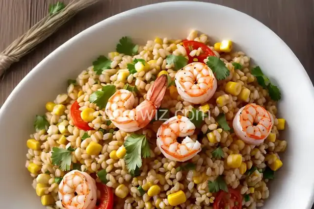 Barley, Shrimp, and Corn Salad