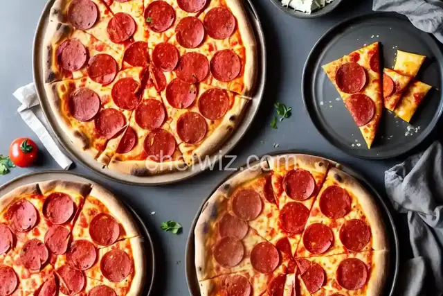 Basic Pepperoni Pizza and Four Cheese Pizza