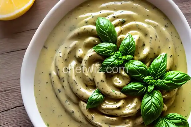 Basil Cream Sauce