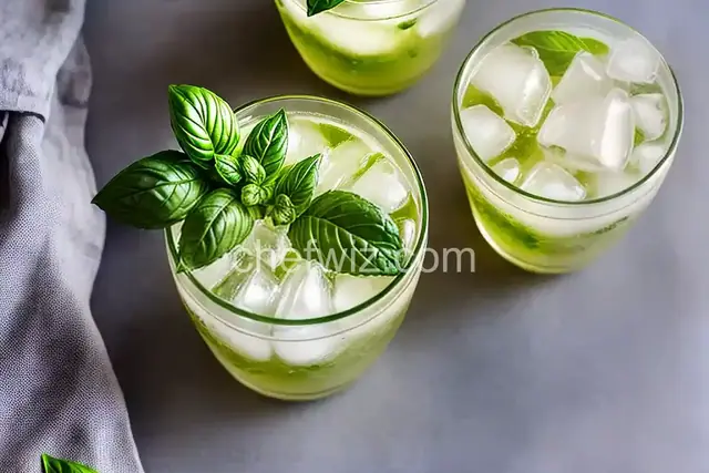 Basil Lime Cooler Recipe