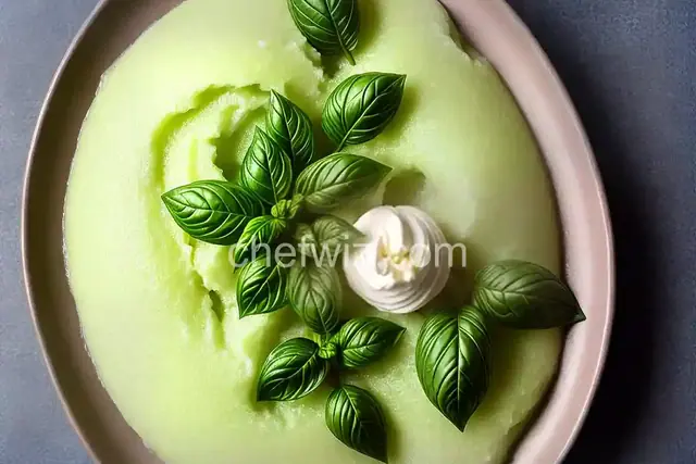 Basil Lime Sorbet