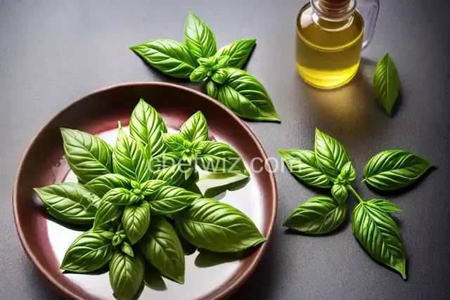 Basil Oil (and Other Herb Flavored Oils)