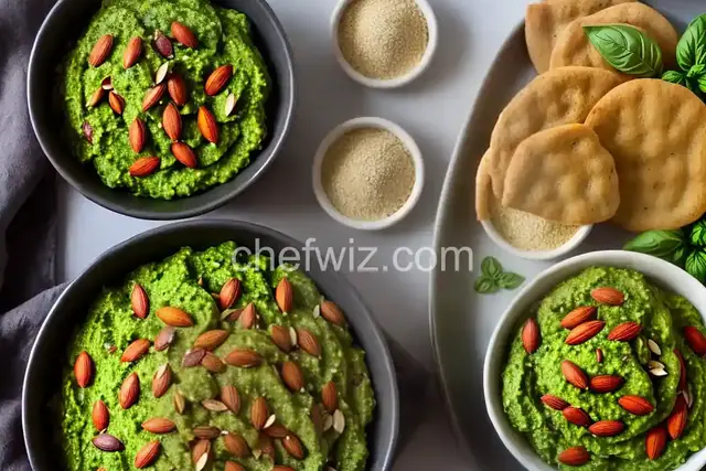 Basil Pesto Party Almonds