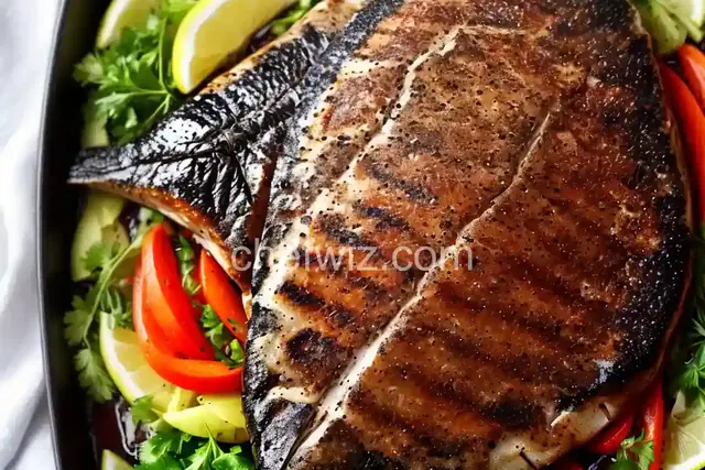 Basque-Style Grilled Whole Turbot Recipe