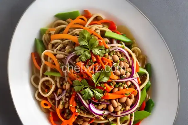 Bean Thread Noodles with Pickled Vegetables