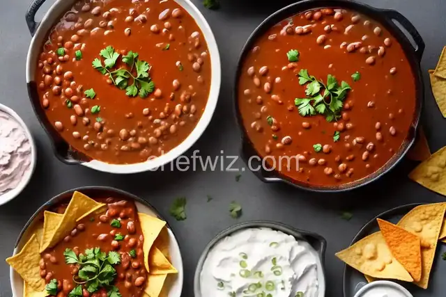 Bean gravy for Nachos