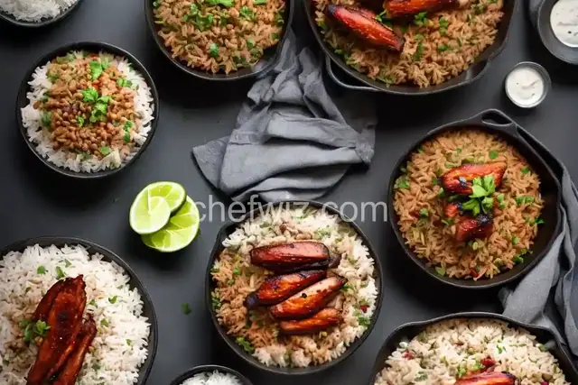 Beans and Rice w/ Smoked Turkey Wings
