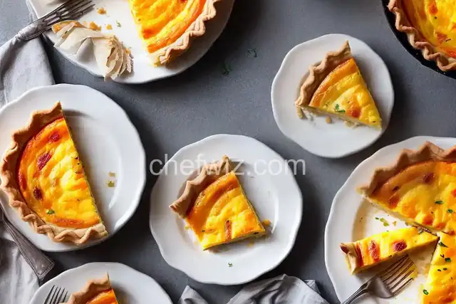Becky's Healthier Ham and Cheese Quiche
