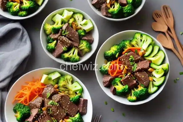 Beef & Broccoli Buddha Bowls