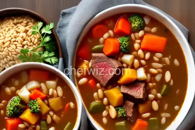 Beef Barley Vegetable Soup