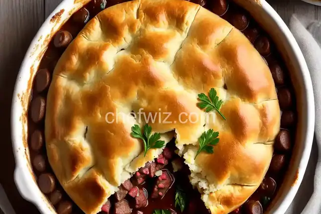 Beef Bourguignonne Pot Pie