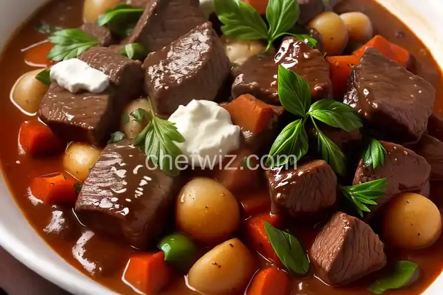 Beef Bourguignonne