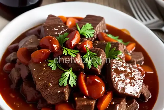 Beef Braised in Red Wine