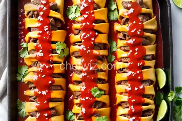 Beef Chimichangas