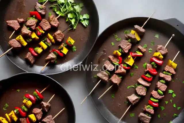 Beef Kebabs with the Frying Pan