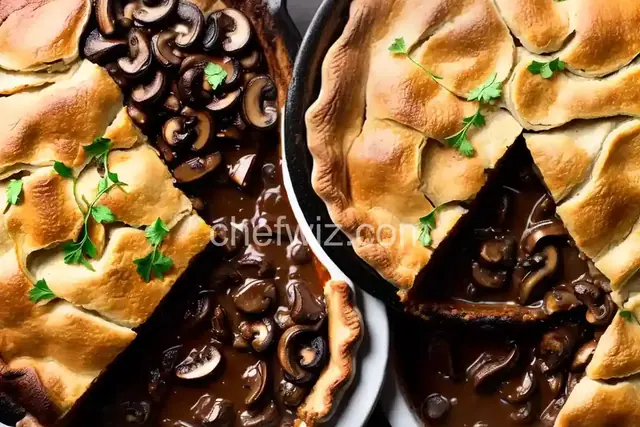 Beef, Mushroom, and Guinness Pie