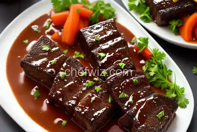 Beef Short Ribs Sauerbraten