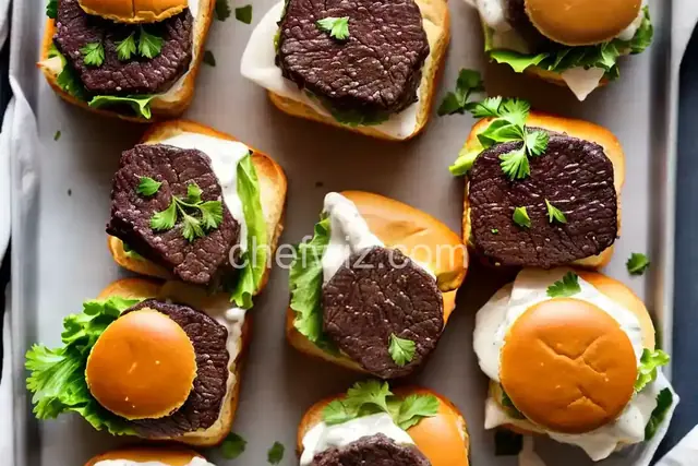 Beef Sliders for a Crowd