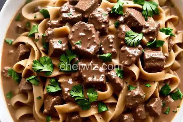 Beef Stroganoff with Ground Beef
