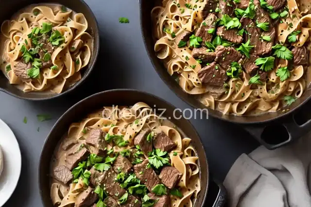 Beef Stroganoff with Noodles