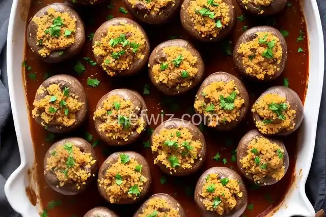 Beef-Stuffed Mushrooms
