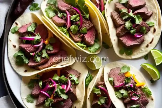 Beef Tenderloin and Pickled Onion Tacos Recipe