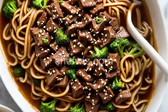Beef Teriyaki Noodles